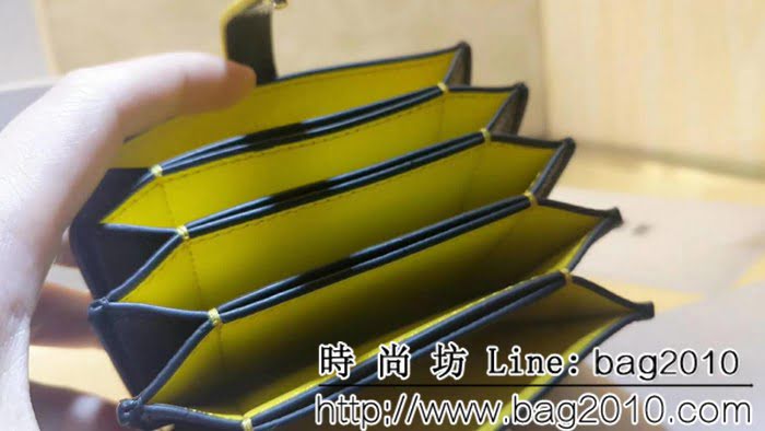 CELINE賽琳原單 撞色系列 小牛皮風琴卡包 4167 SL1933